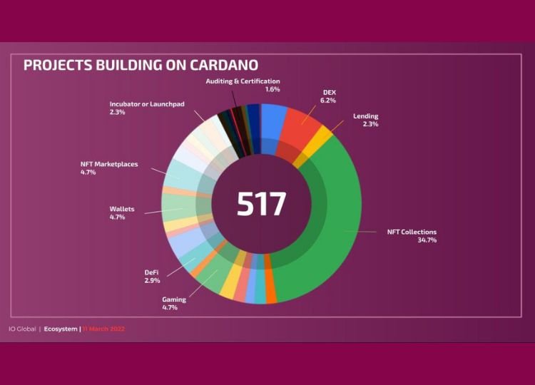Projects building on Cardano. Source. IO Global
