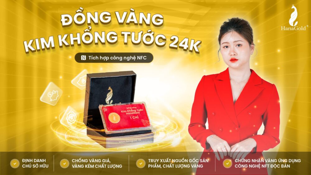 HanaGold công bố giải pháp định danh đồng vàng Kim Khổng Tước 24k - Source: HanaGold